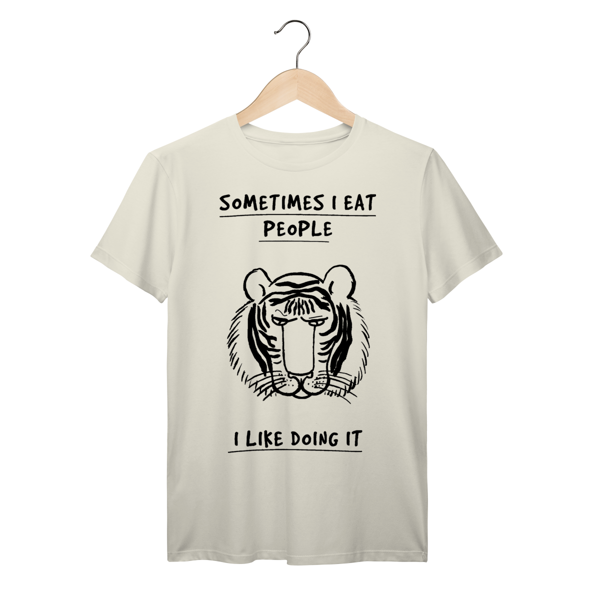 Nome do produto: Camisetas John Sometimes I Eat Streetwear Algodão Prime