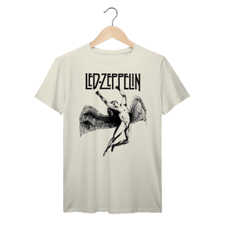 Camiseta Led Zeppelin Icarus Vintage Rock Clássico Algodão Prime