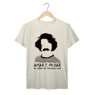 Camiseta Belchior MPB Retrô Frase Icônica 100% Algodão Prime