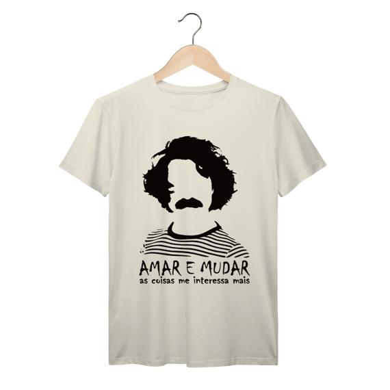 Camiseta Belchior MPB Retrô Frase Icônica 100% Algodão Prime