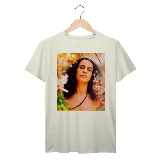 Camiseta Maria Bethânia Boho Tropical 100% algodão prime