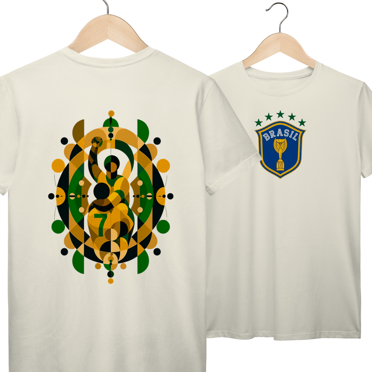 Nome do produto: Camiseta Seleção Brasileira Copa do Mundo 2026 Vintage Algodão Prime