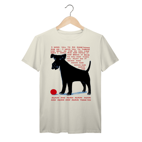 Camiseta John Indie Dog Art Vintage 100% Algodão Prime