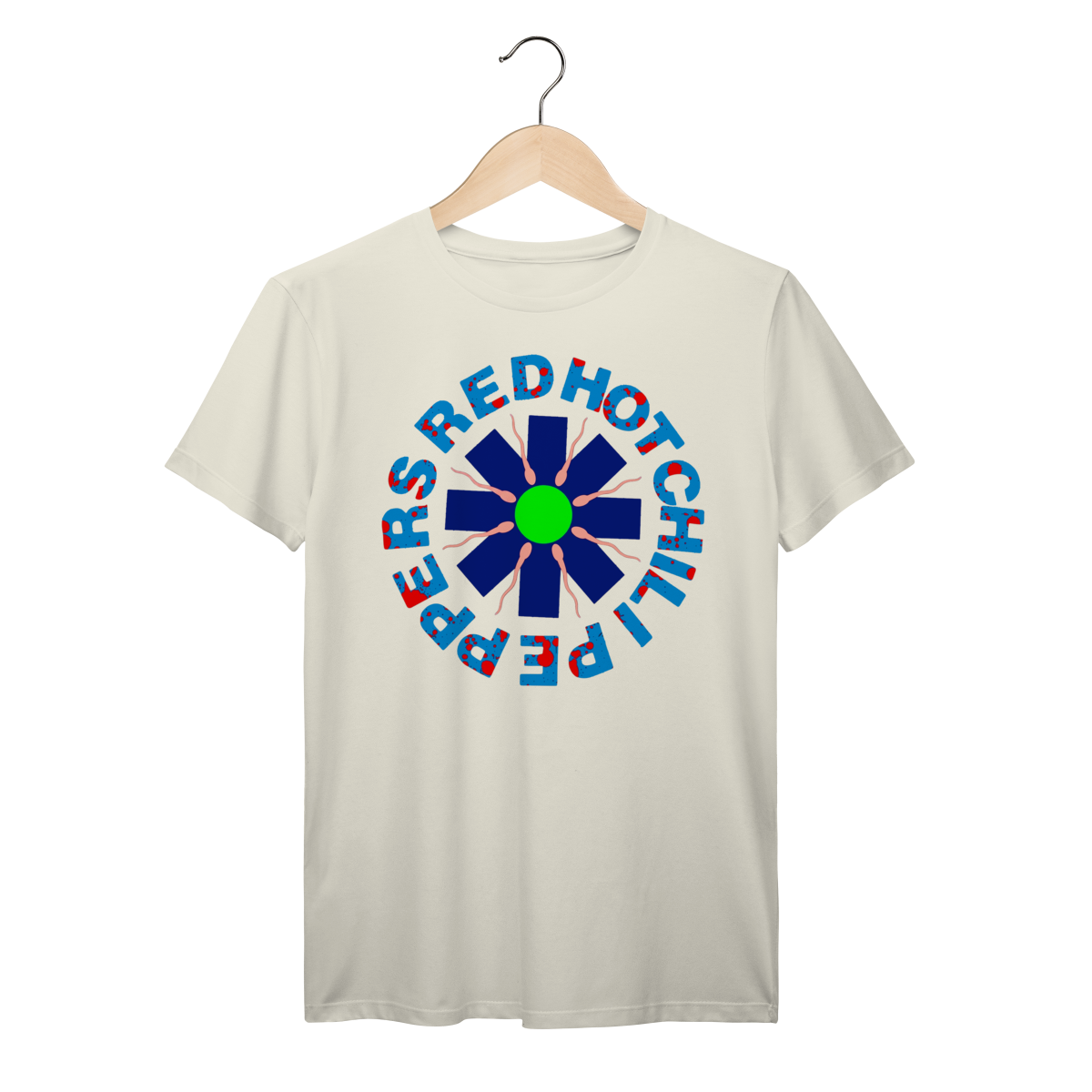 Nome do produto: Camiseta Red Hot Chili Peppers Vintage Icônico Logo Algodão Prime
