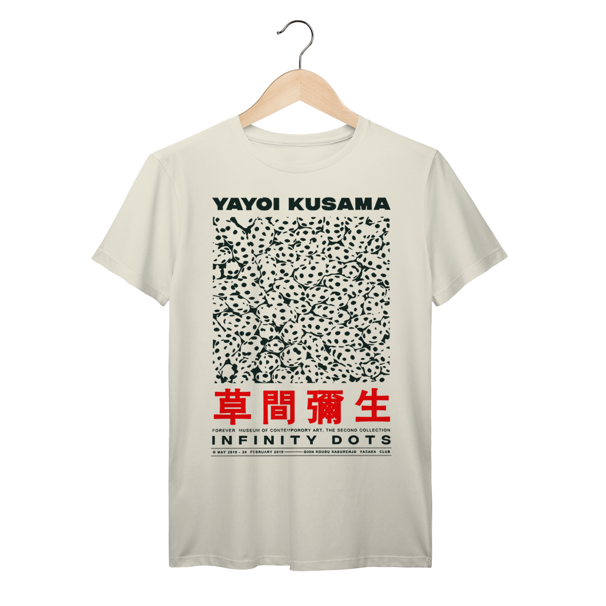 Nome do produto: Camiseta Yayoi Kusama Poster Art Arte Japonesa Contemporânea Prime