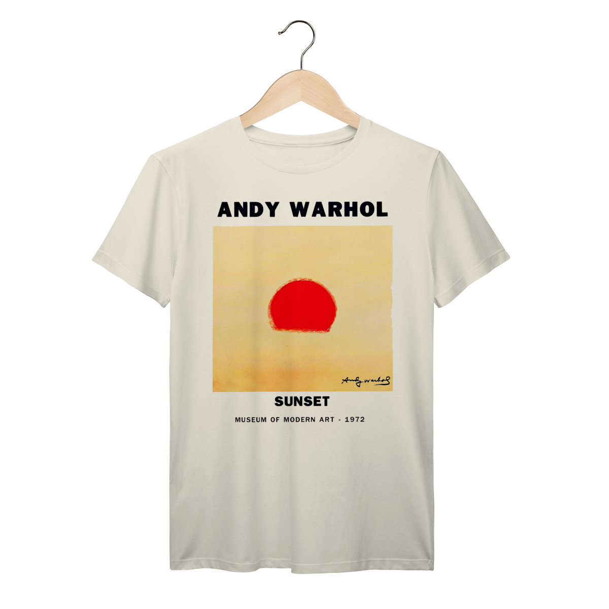 Nome do produto: Camiseta Andy Warhol Sunset Algodão Prime