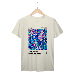 Nome do produto Camiseta Takashi Murakami Blue Flowers Algodão Prime
