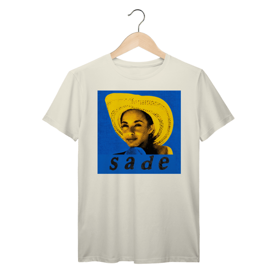 Camiseta Sade Pop Art Vintage 100% Algodão Prime