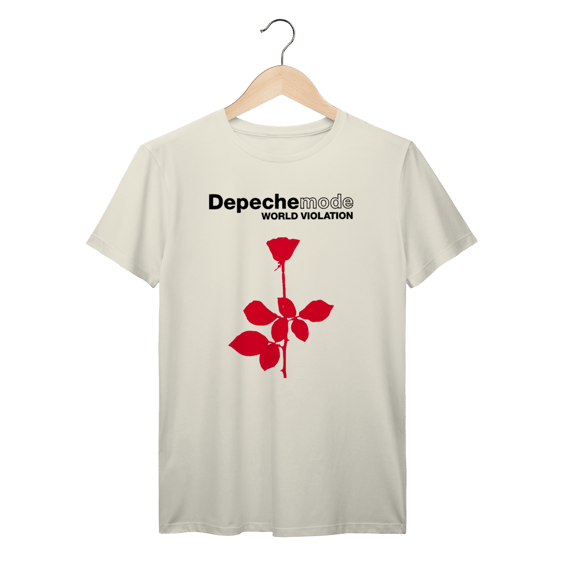 Camiseta Depeche Mode Violator Rose Vintage World Violation Tour 100% Algodão Prime