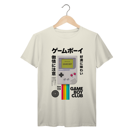 Camiseta Nintendo Game Boy Vintage Algodão Prime
