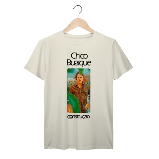 Nome do produto Camiseta Chico Buarque Construção MPB Retrô Algodão Prime
