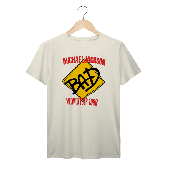 Camiseta Michael Jackson Bad Tour 98 Prime