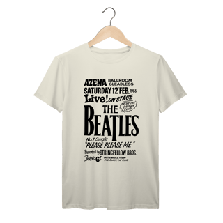 Camiseta Algodão Prime The Beatles no Azena Ballroom Poster Raro 
