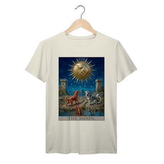 Nome do produto Camiseta de Tarô: A Lua - Camiseta unissex 100% algodão Prime