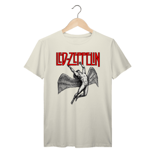Nome do produto Camiseta Led Zeppelin Classic Rock Vintage 100% Algodão Prime