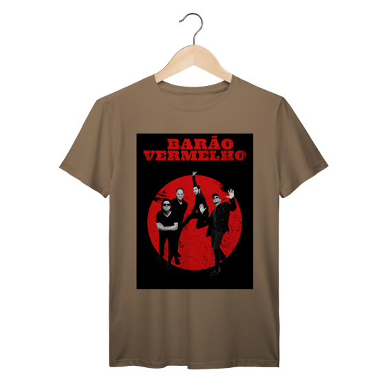 Camiseta Barão Vermelho Vintage Algodão Prime 