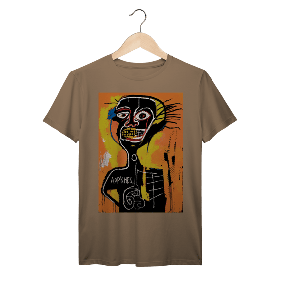 Camiseta Basquiat Neo Expressionismo Streetwear 100% algodão Prime