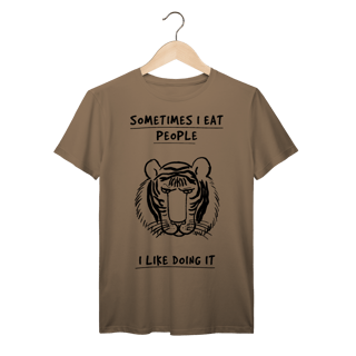Nome do produto Camisetas John Sometimes I Eat Streetwear Algodão Prime
