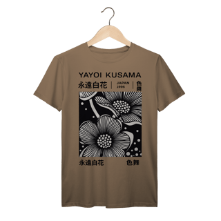 Nome do produto Camiseta Algodão Prime Estampa Floral preta da Yayoi Kusama