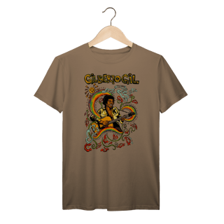 Nome do produto Camiseta Gilberto Gil Arte Tropicalista Vintage 100% Algodão Prime
