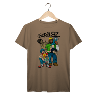 Nome do produto Camiseta Gorillaz Streetwear Indie Vintage algodão Prime