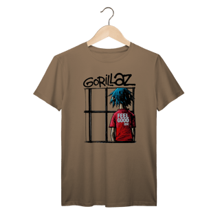 Nome do produto Camiseta Gorillaz Feel Good Inc Vintage 100% Algodão Prime