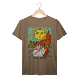 Nome do produto Camiseta de Tarô: O Sol - unissex 100% algodão Prime 