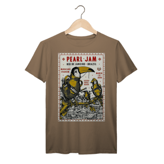 Nome do produto Camiseta Pearl Jam Maracanã 2018 Vintage Rock 100% algodão Prime