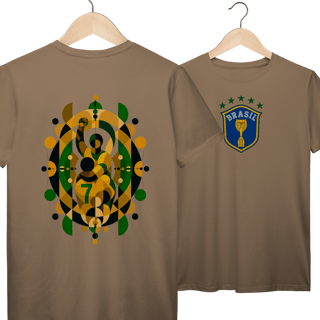 Nome do produto Camiseta Seleção Brasileira Copa do Mundo 2026 Vintage Algodão Prime