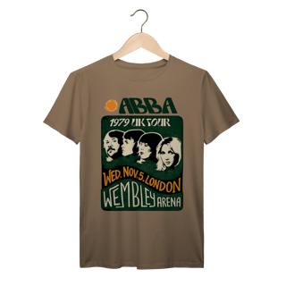 Nome do produto Camiseta ABBA Vintage 1979 UK Tour Algodão Premium 