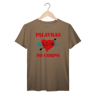Nome do produto Camiseta Gal Costa Palavras No Corpo Vintage 100% Algodão Prime