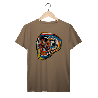 Nome do produto Camiseta Basquiat Skull Streetwear Vintage 100% algodão Prime