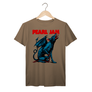 Nome do produto Camiseta Pearl Jam Vintage Cão Alado Azul | Rock Grunge em Algodão Prime