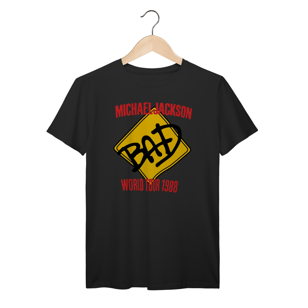 Nome do produto: Camiseta Michael Jackson Bad Tour 98 Prime