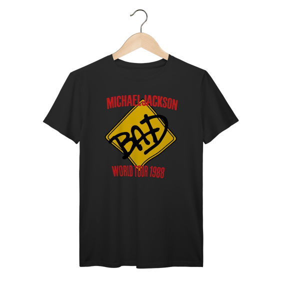 Camiseta Michael Jackson Bad Tour 98 Prime