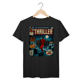 Camiseta Michael Jackson Thriller Vintage Comic Algodão Prime