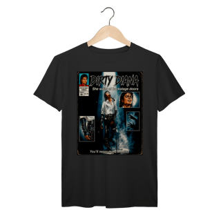 Camiseta Michael Jackson Dirty Diana Vintage Comic Prime