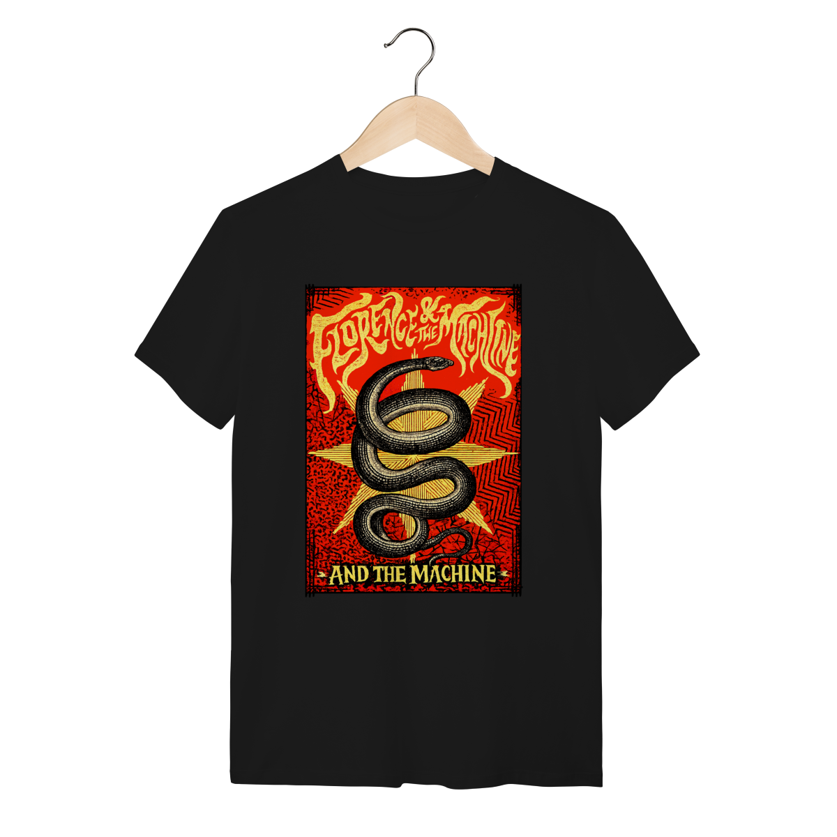 Nome do produto: Camiseta Florence And The Machine Snake Vintage