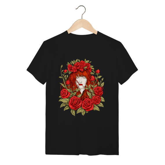 Camiseta Florence And The Machine Red Roses Gothic Art 