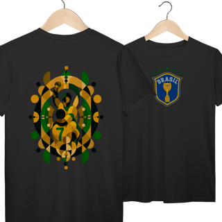 Nome do produto Camiseta Seleção Brasileira Copa do Mundo 2026 Vintage Algodão Prime