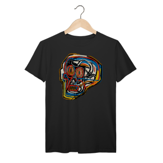 Nome do produto Camiseta Basquiat Skull Streetwear Vintage 100% algodão Prime
