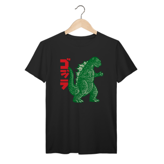 Nome do produto Camiseta Godzilla Kaiju Retrô Algodão Prime 