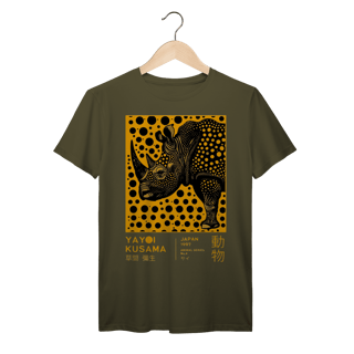 Nome do produto Camiseta 100% Algodão Yayoi Kusama Rhinoceros Prime