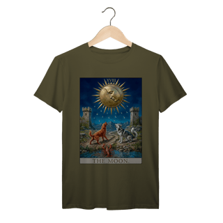Nome do produto Camiseta de Tarô: A Lua - Camiseta unissex 100% algodão Prime