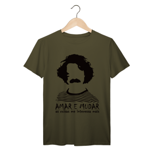 Nome do produto Camiseta Belchior MPB Retrô Frase Icônica 100% Algodão Prime