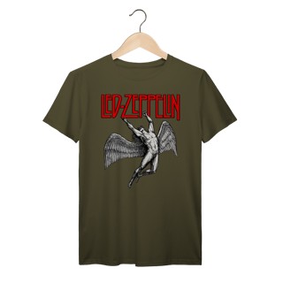 Nome do produto Camiseta Led Zeppelin Classic Rock Vintage 100% Algodão Prime