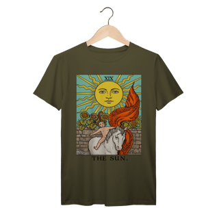 Nome do produto Camiseta de Tarô: O Sol - unissex 100% algodão Prime 