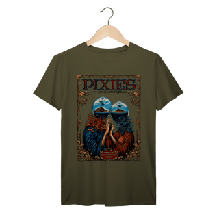 Nome do produto Camiseta Pixies Vintage Concert Poster Indie Rock Algodão Prime