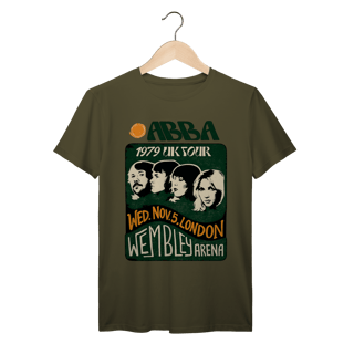 Nome do produto Camiseta ABBA Vintage 1979 UK Tour Algodão Premium 