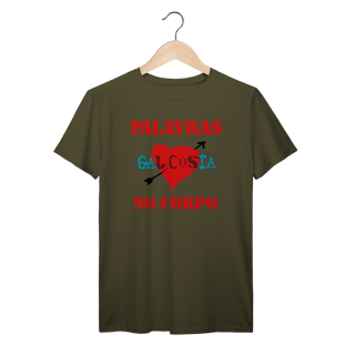 Nome do produto Camiseta Gal Costa Palavras No Corpo Vintage 100% Algodão Prime
